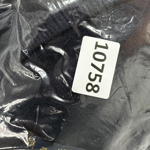 Polo Ralph Lauren Sweater Mens 2XL Big Navy Blue Merino Wool V Neck Pullover - Picture 8 of 8